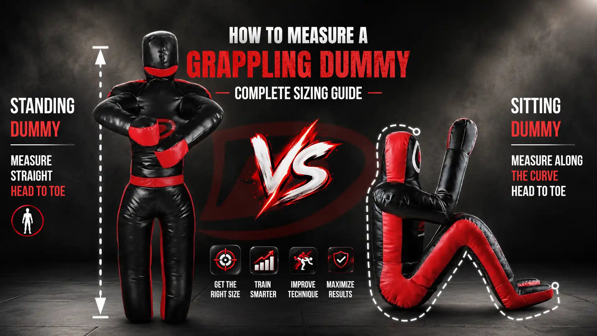 How to Measure a Grappling Dummy: Standing vs Sitting Sizing Guide | DAAN MMA
