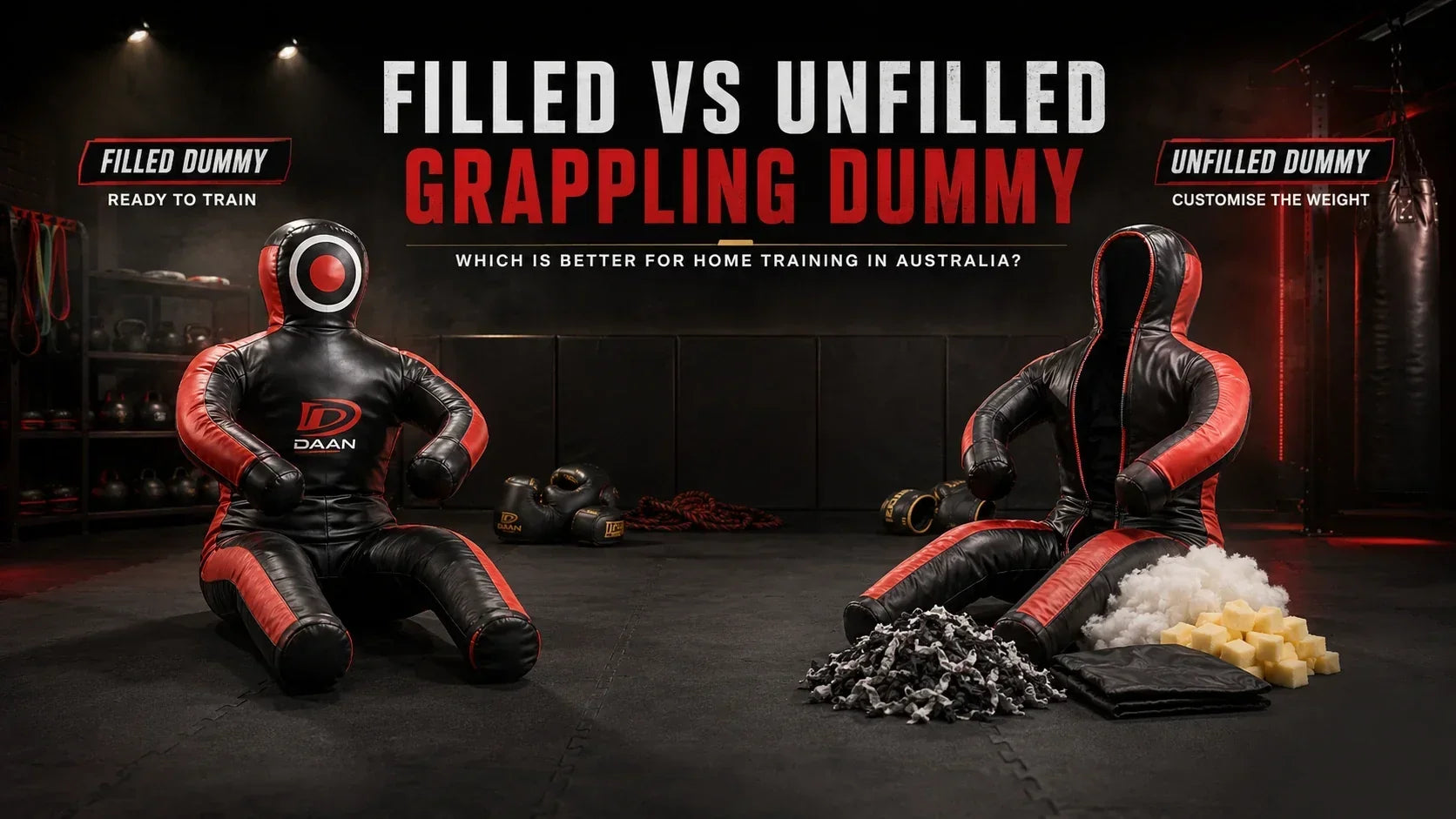 Filled Grappling Dummy vs Unfilled Dummy: What's better for home training in Australia?