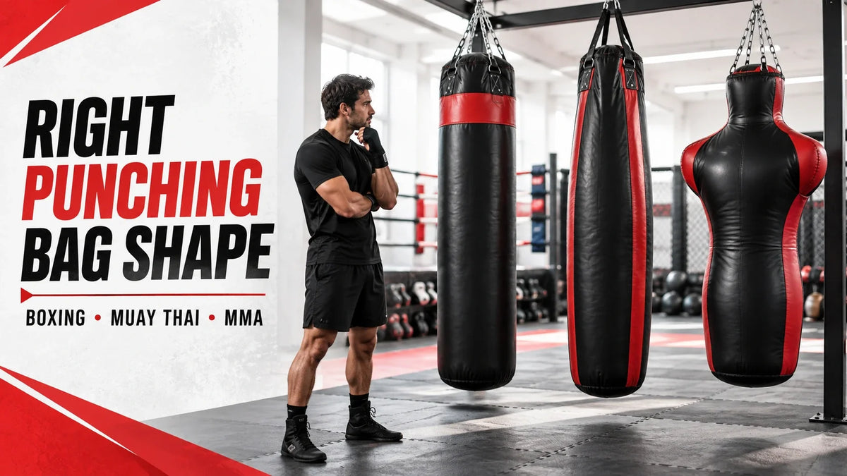 How to Choose the Right Punching Bag Shape for Boxing, Muay Thai and MMA Drills