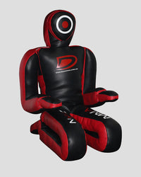 Black and red mma dummy 