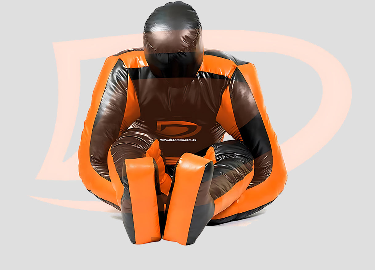 Premium Orange Vinyl Spidy BJJ Grappling Dummy