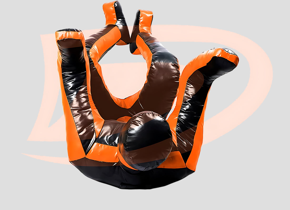 Premium Orange Vinyl Spidy BJJ Grappling Dummy
