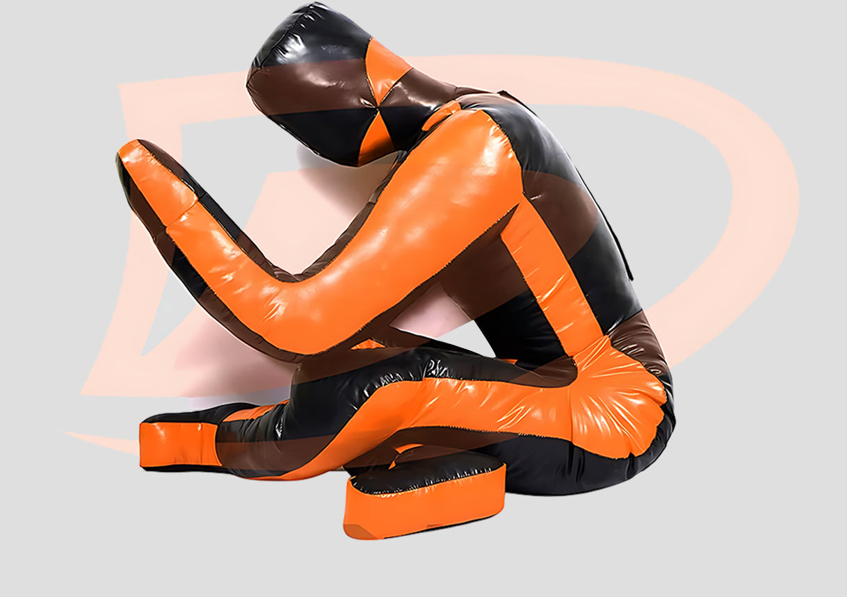 Premium Orange Vinyl Spidy BJJ Grappling Dummy