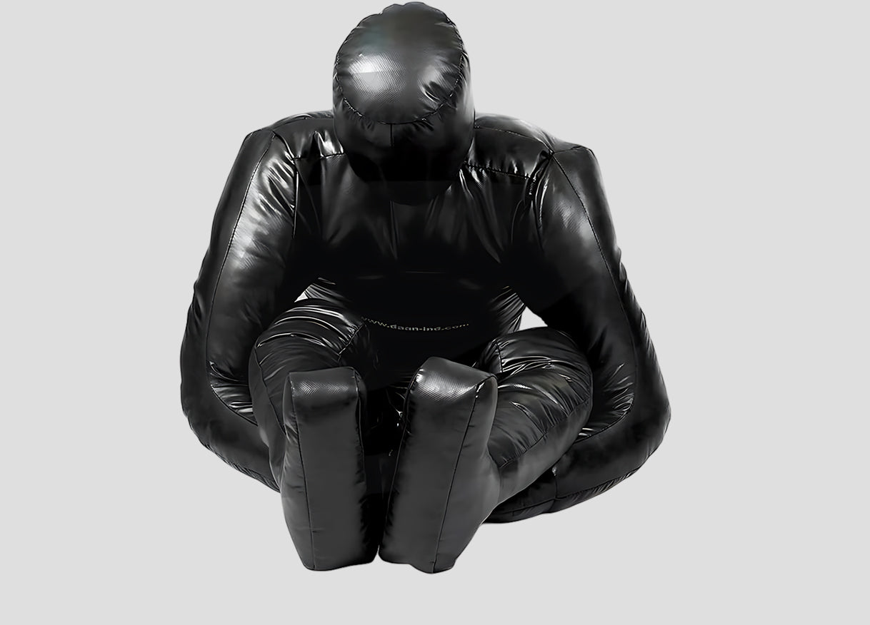 Premium Black Vinyl Spidy BJJ Grappling Dummy