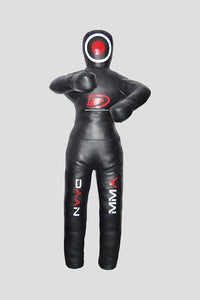 DAAN MMA Elite Grappling Dummy: Premium Black Leather Power Partner