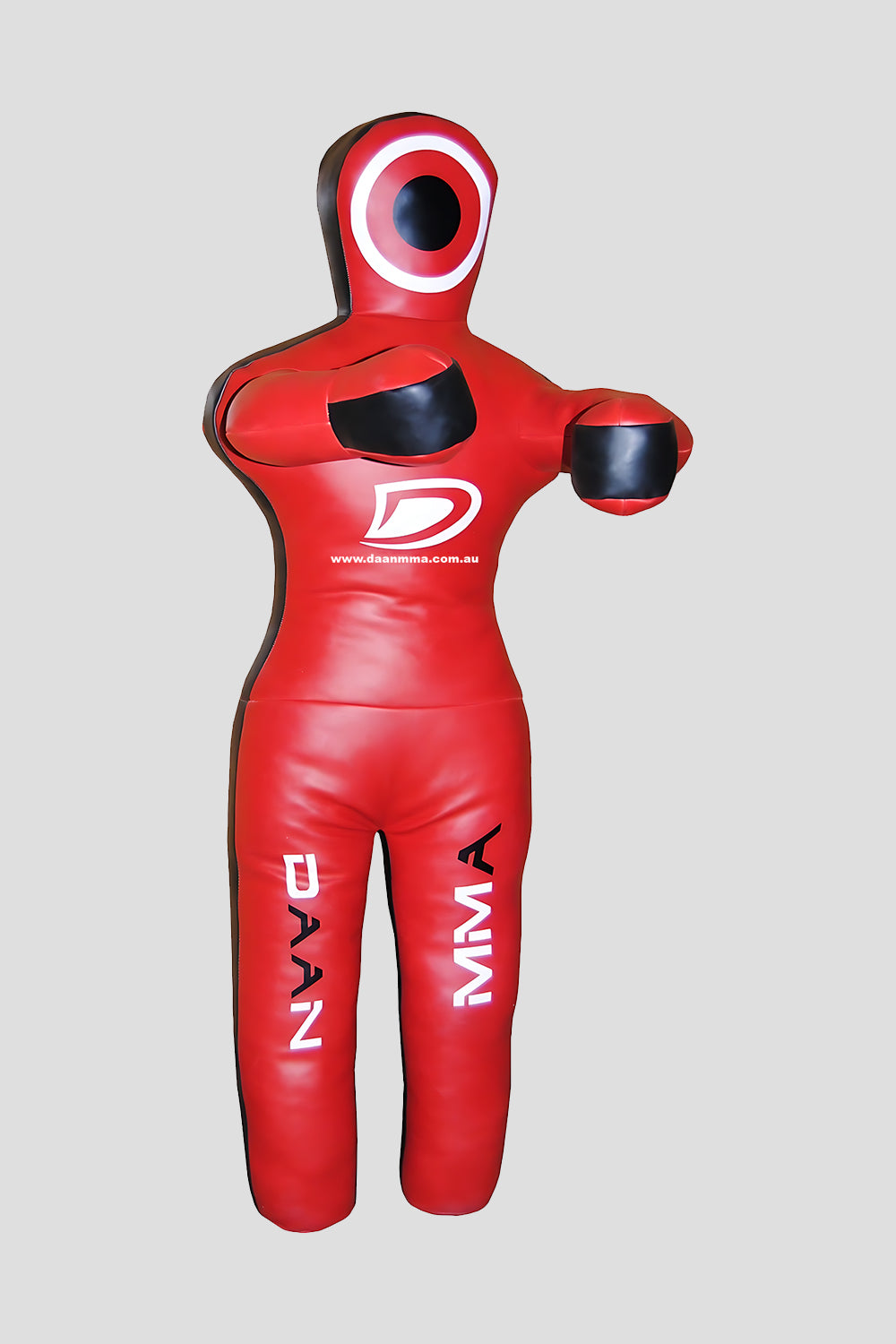 DAAN MMA Elite Grappling Dummy: Premium Red Leather Power Partner