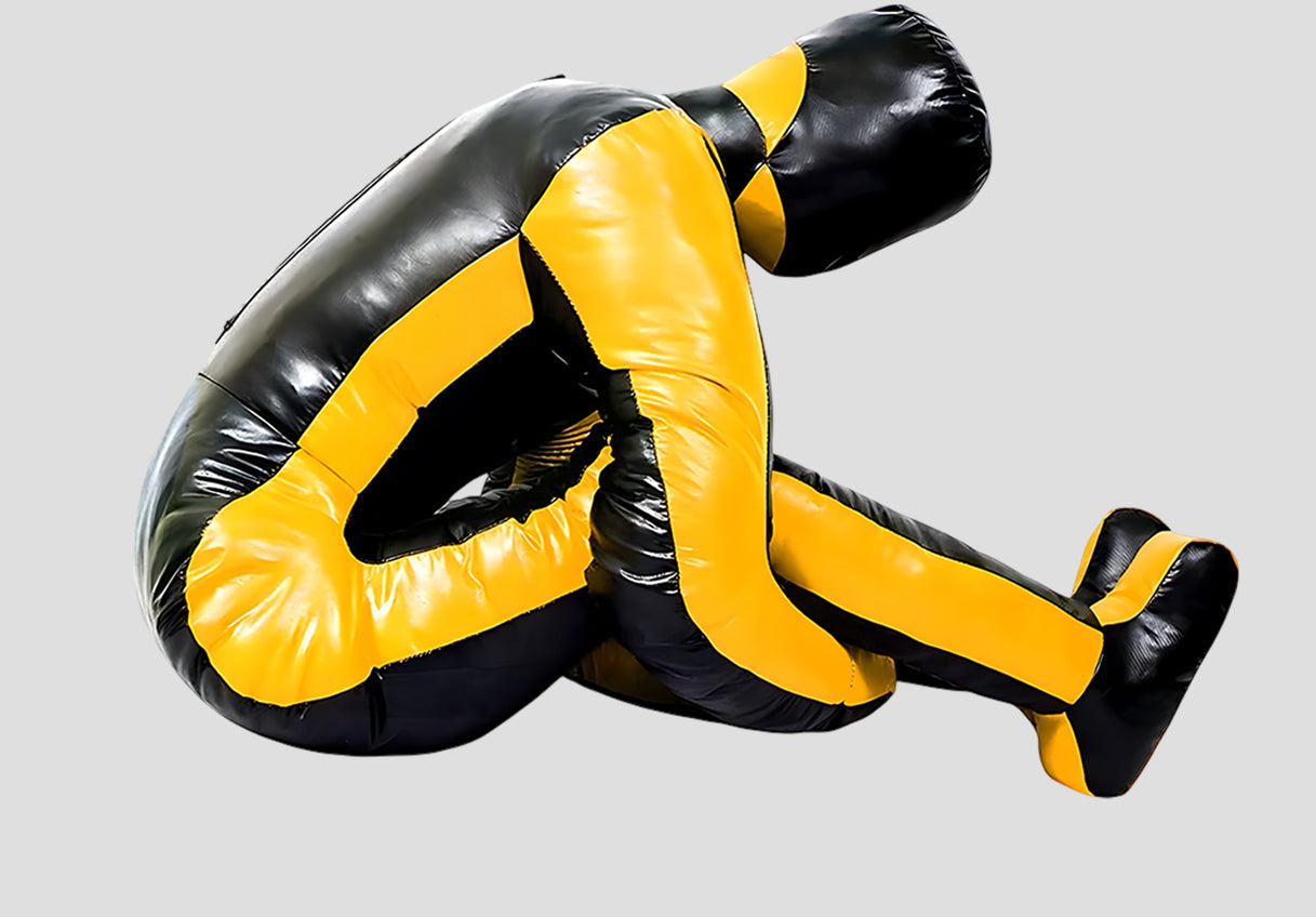 Premium Yellow Vinyl Spidy BJJ Grappling Dummy