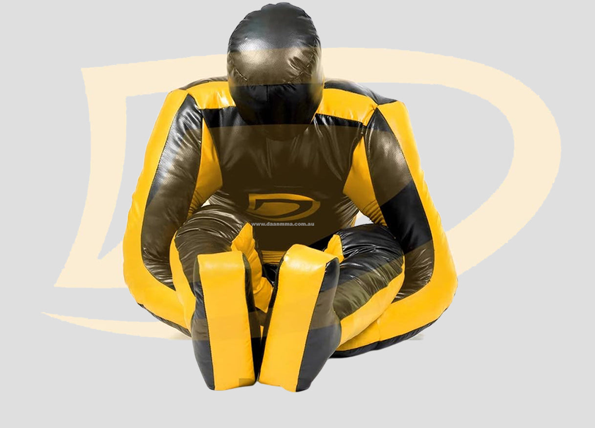 Premium Yellow Vinyl Spidy BJJ Grappling Dummy