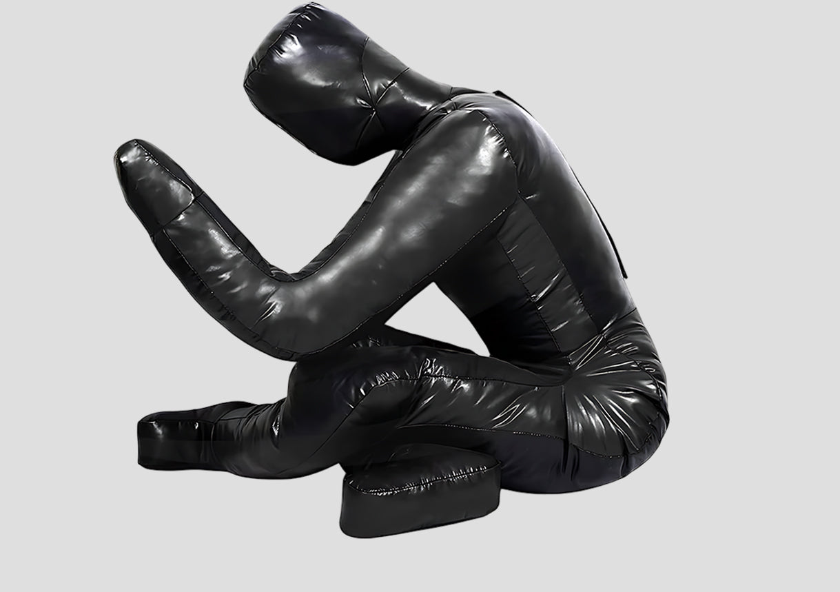 Premium Black Vinyl Spidy BJJ Grappling Dummy