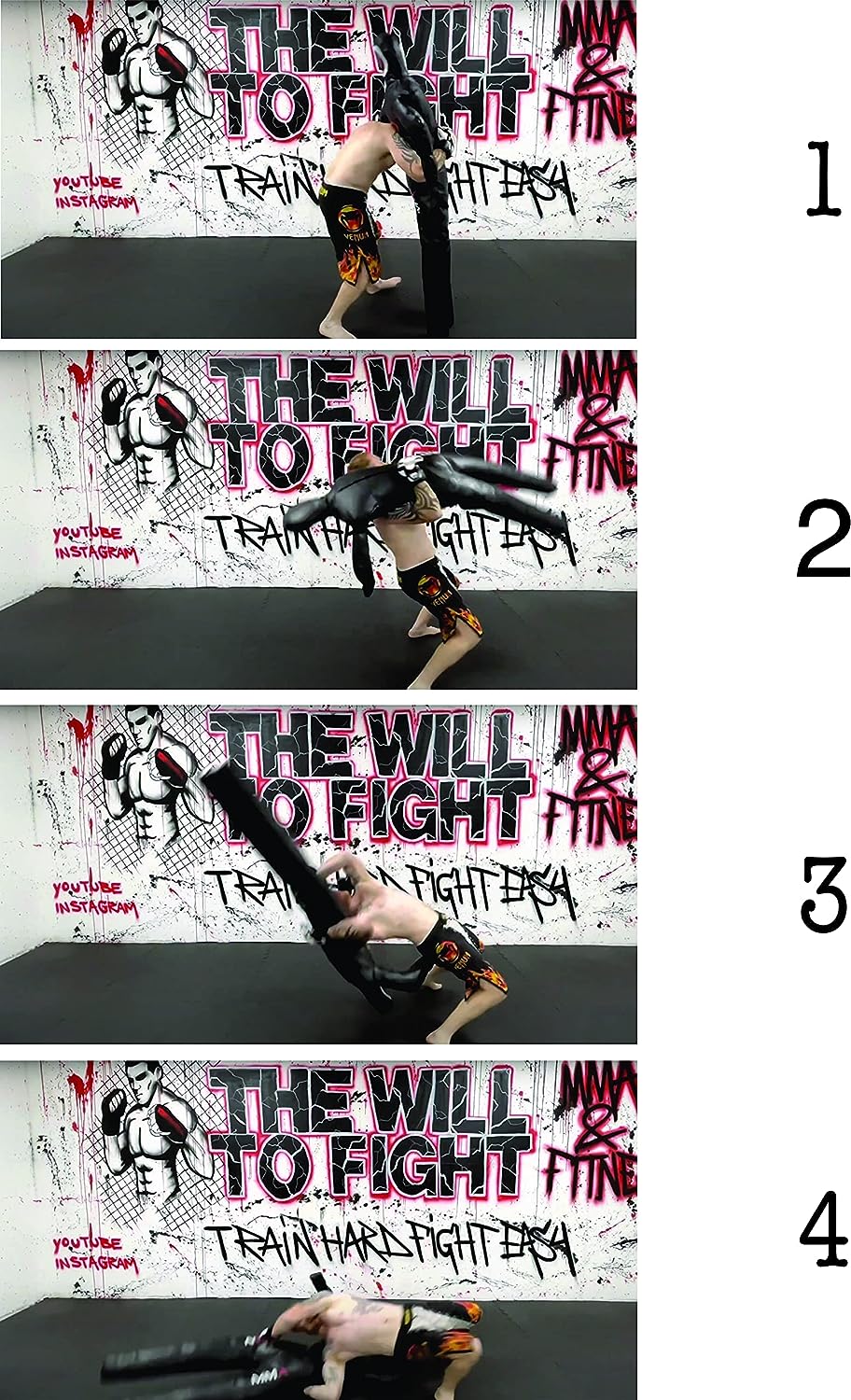 DAAN MMA Elite Grappling Dummy: Premium Black Leather Power Partner