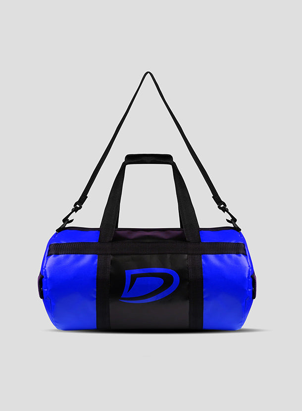Vinyl Duffel Bag for Gym & Travel - Blue