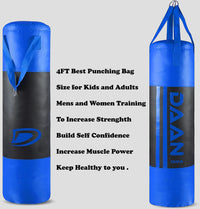 DAAN MMA Blue Vinyl Boxing Punching Bag