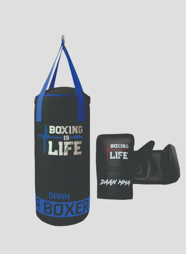 Kids Punching Bag Set with Free Boxing Gloves