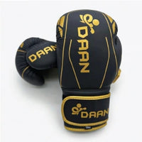DAAN Apex boxing glove standing, bold gold DAAN logo