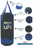 Kids Punching Bag Set with Free Boxing Gloves